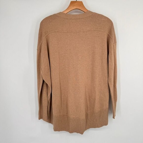 Cabi Womens Button-Down Cardigan Sweater Pockets size Small Tan 100% Cotton - Picture 9 of 12